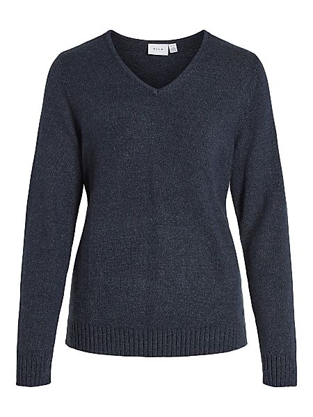 Vila Strickpullover Dünner Strickpullover Basic Stretch günstig online kaufen