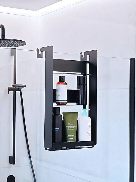 Radius Duschregal Radius Design Duschablage PURORAGGIO Hängeregal Ohne bohr günstig online kaufen