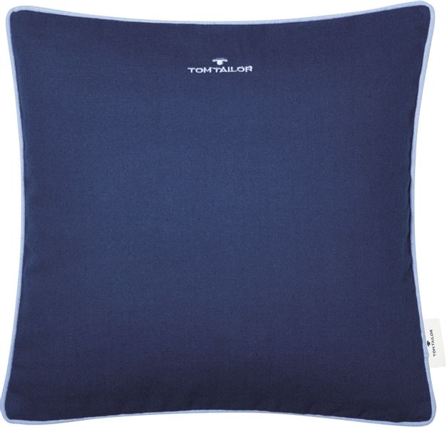 TOM TAILOR HOME Dekokissen "Dove Signature" mit Paspel, Kissenhülle ohne Fü günstig online kaufen