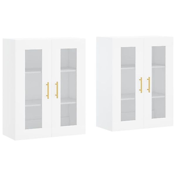 vidaXL Sideboard Wandschränke 2 Stk. Weiß günstig online kaufen