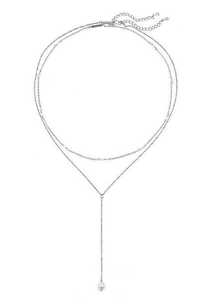 Hey Happiness Perlenketten-Set Layer mit Süßwasserperle Anhänger für Damen, günstig online kaufen