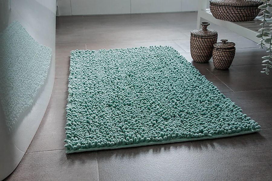 Wecon home Basics Badematte "Benno" Höhe 22 mm waschbar, rutschfest, sehr w günstig online kaufen