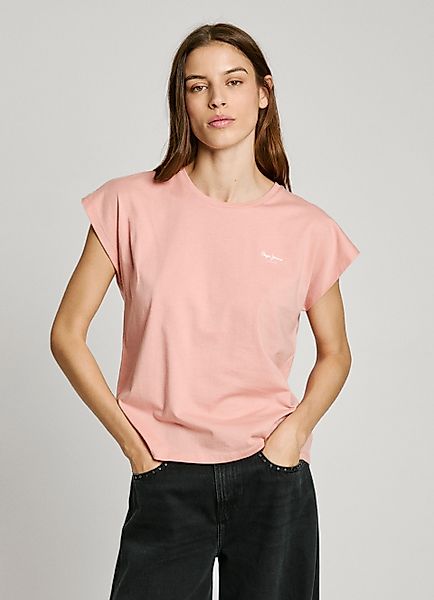 Pepe Jeans T-Shirt BLOOMA mit Kappenärmeln günstig online kaufen