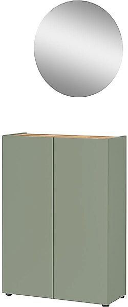 GERMANIA Garderoben-Set "Alviano", (2 St.), mit rundem Spiegel, optional mi günstig online kaufen