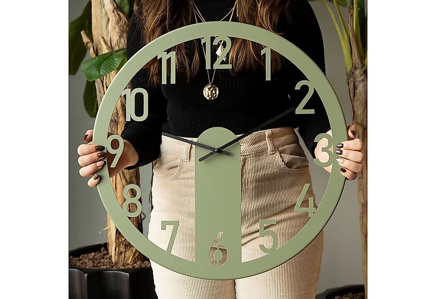 Wallity Wanduhr 100% STEEL (Thickness: 1,2 mm), 48 x 48 cm P1511 günstig online kaufen