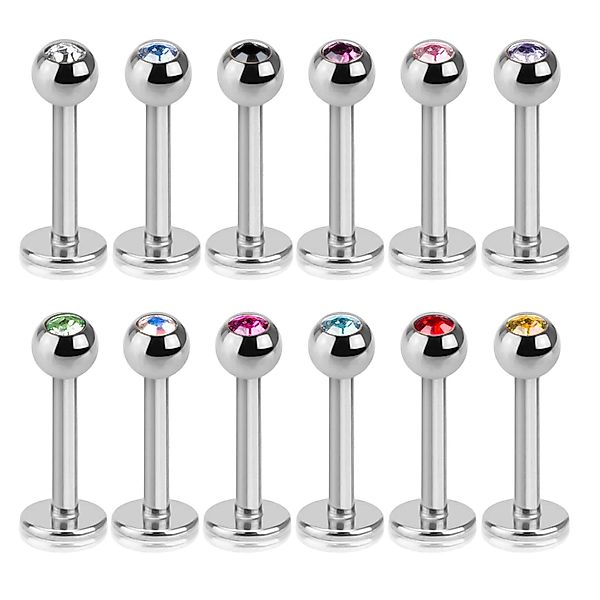 viva-adorno Piercing-Set Labret Piercing Stecker Lippenpiercing günstig online kaufen