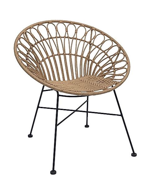 Vintagehaus Gartensessel Esszimmerstuhl Hacienda PE-Rattan Peacock In/Outdo günstig online kaufen