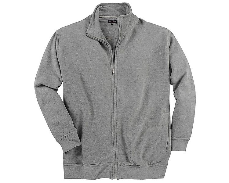 redfield Sweatjacke Redfield Sweatjacke Übergröße grau melange Eddy günstig online kaufen