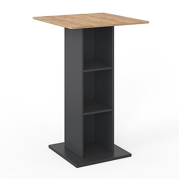 Vicco Bartisch Rodeo, Anthrazit/Goldkraft Eiche, 70 günstig online kaufen