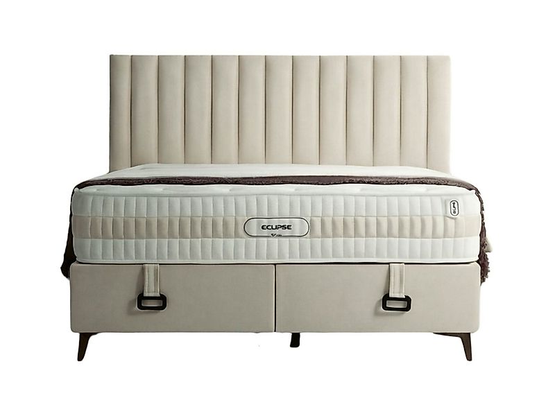Villa Möbel Boxspringbett Eclipse (Bett Set, Bett Set aus Bettkasten, Kopft günstig online kaufen