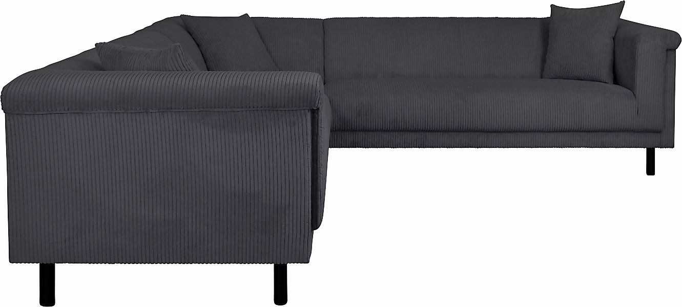 INOSIGN Ecksofa »AGNIA L-Form B/T/H: 244/244/71 cm«, incl. Zierkissen, glei günstig online kaufen