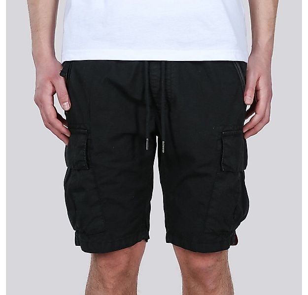 Alpha Industries Shorts Freizeithose Ripstop Jogger kurz schwarz Herren günstig online kaufen