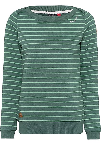 Ragwear Sweater "TASHI", Longsleeve Pullover im Streifen-Design günstig online kaufen