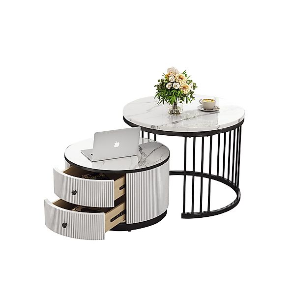 OKWISH Couchtisch Couchtisch-Set in Nestform (Sofatisch, günstig online kaufen