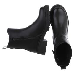 Ital-Design Stylische Chelsea-Boots mit elastischen Einsätzen günstig online kaufen
