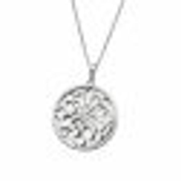 Anhänger mit Kette 925 Sterling Silber Glänzend Perlmutt weiß günstig online kaufen