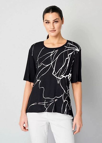 Alba Moda Print-Shirt Shirt mit floralem Motiv günstig online kaufen