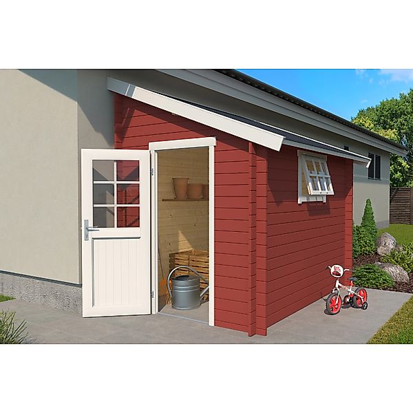 Lasita Holz-Gartenhaus Jura 2 Schwedenrot 214,6 cm x 295 cm günstig online kaufen