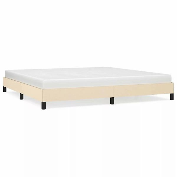 vidaXL Bettgestell Creme 200x200 cm Stoff Modell 41347255 günstig online kaufen