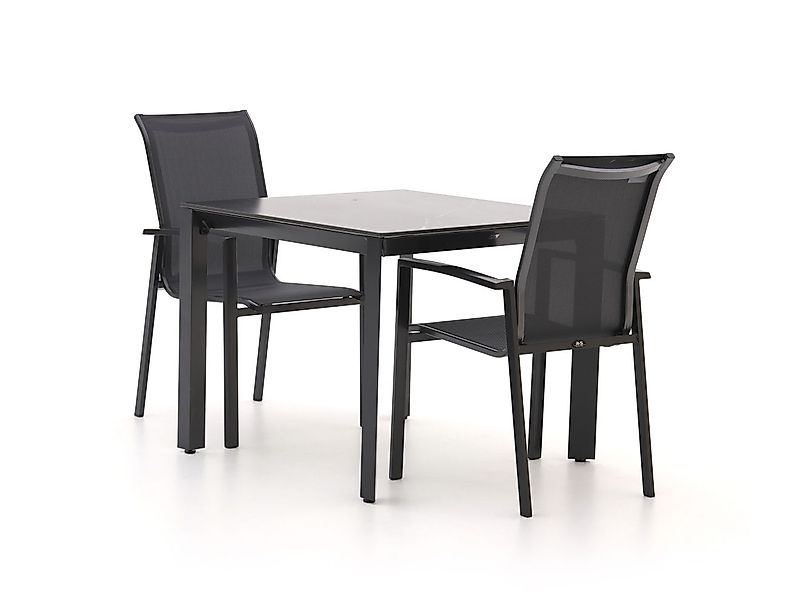 R&S Design Centallo/Sestino 90 cm Gartenmöbel-Set 3-teilig stapelbar günstig online kaufen