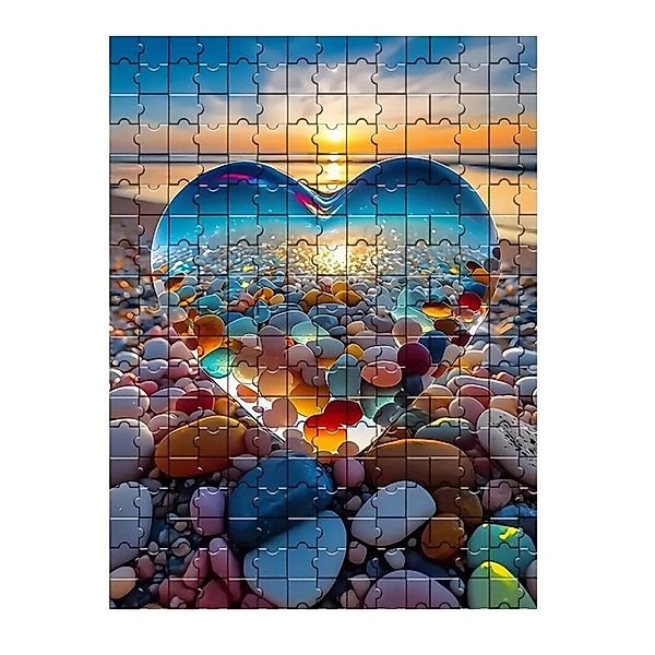 CLTYQ Puzzle 1000 Teile, Puzzle Erwachsene, Love Pebbles Beach Puzzle, Puzz günstig online kaufen