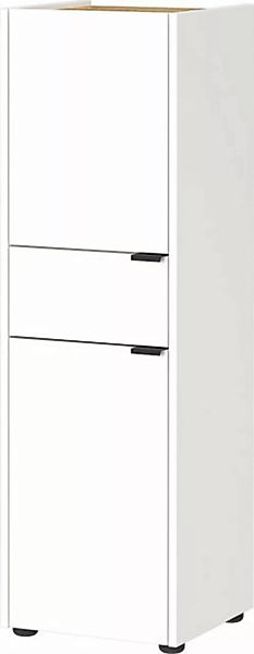 KADIMA DESIGN Hochschrank Schrank mit Schublade, 34x34x111, Navarra-Eiche, günstig online kaufen