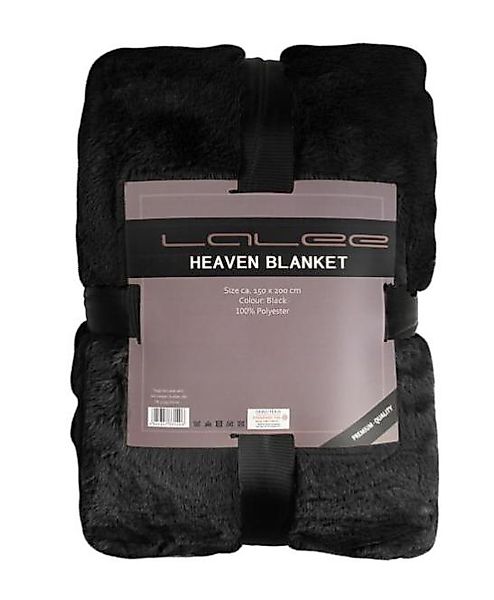 150x200 Kuscheldecke Heaven HEB 800 von Lalee black günstig online kaufen