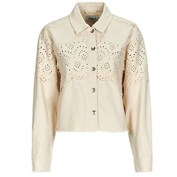 ONLY Kurzjacke "ONLELENA CROCHET JACKET NC OTW" mit hochwertiger Lochspitze günstig online kaufen