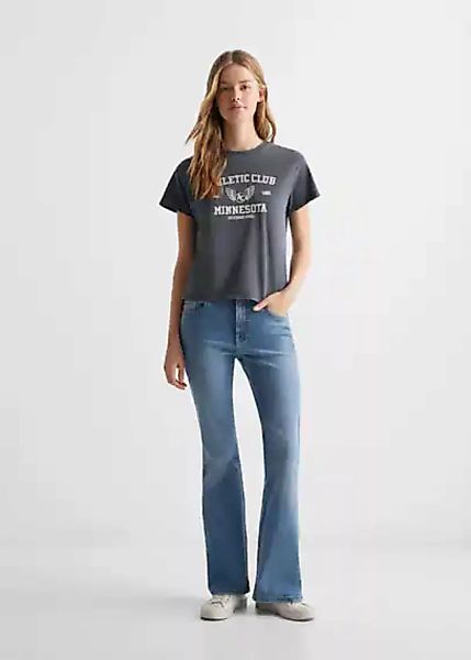T-Shirt mit Schriftzug günstig online kaufen