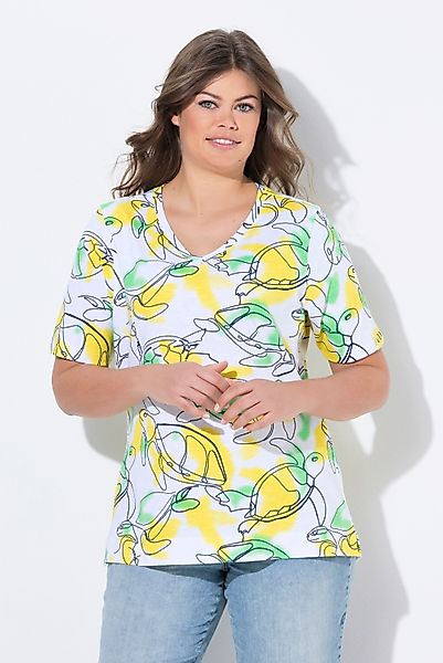 Laurasøn T-Shirt T-Shirt 1/2 Arm V-Ausschnitt günstig online kaufen