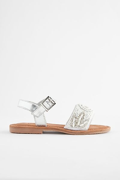 Next Ledersandalen mit Perlen für besondere günstig online kaufen