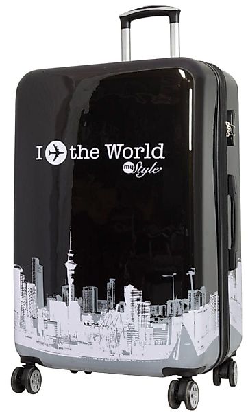Warenhandel König Hartschalen-Trolley Fly the World, günstig online kaufen