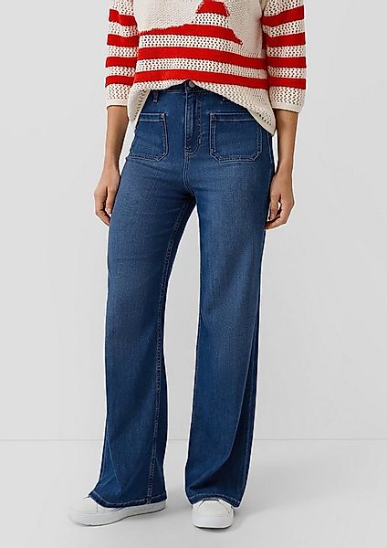 s.Oliver Weite Jeans Jeans-Hose SURI Jeans Suri / Regular Fit / High Rise / günstig online kaufen