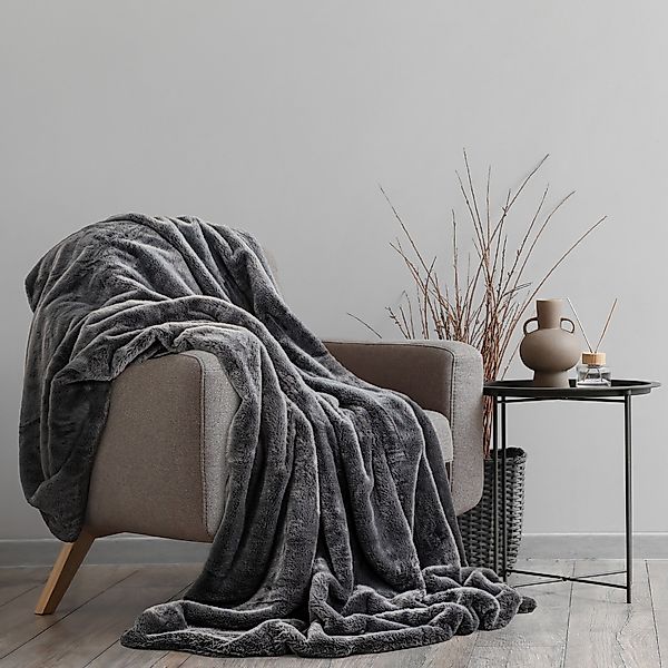 Wohndecke Kuscheldecke Felloptik 150x200 cm, BALOU günstig online kaufen