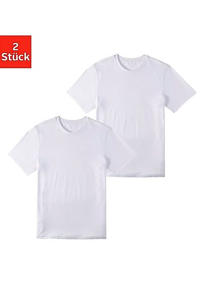 John Devin T-Shirt (2-tlg) aus angenehmer Baumwollqualität günstig online kaufen