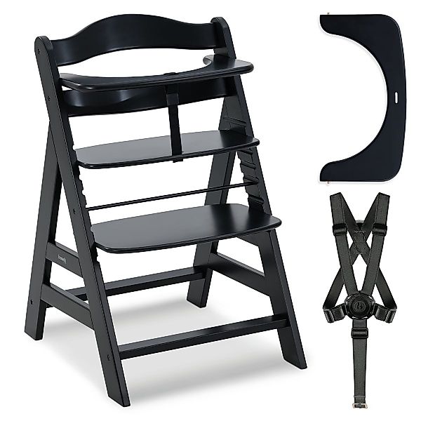 Hauck Hochstuhl Alpha Plus - Black, günstig online kaufen