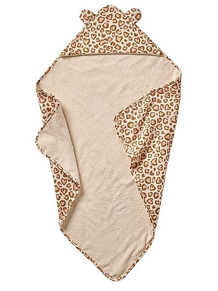 vertbaudet Kapuzenhandtuch Baby Badecape LOVELY LEO aus Musselin günstig online kaufen