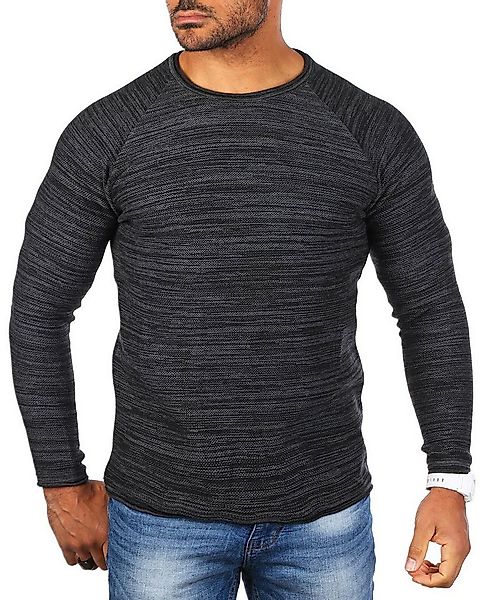 CARISMA Strickpullover Herren leichter Feinstrick einfarbig basic körperbet günstig online kaufen