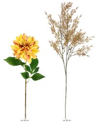 Kunstblumenstrauß Kunstblumen Set Dahlie, I.GE.A., Höhe günstig online kaufen