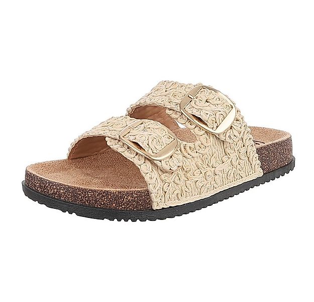 Ital-Design Stylische Damen Sandalen mit Doppelschnalle für den Sommer Pant günstig online kaufen