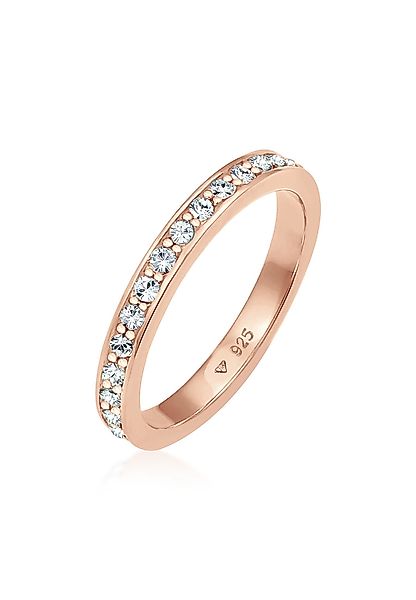 Elli Fingerring Memoire Verlobung Kristalle 925 günstig online kaufen