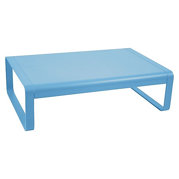 Bellevie niedriger Lounge-Tisch 103 x 75cm Maya-Blau günstig online kaufen