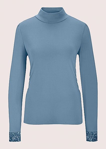 MADELEINE Langarmshirt "Shirt Elegantes Langarmshirt mit Stehkragen" Shirt günstig online kaufen