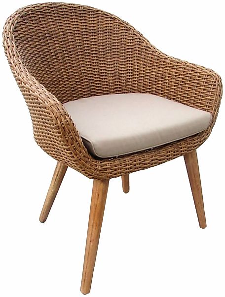 Garden Pleasure Gartenstuhl "CARSON" () 2 Stk.2er Set, mit Auflage günstig online kaufen