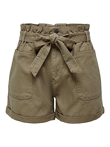 ONLY Paperbag Shorts Damen Braun günstig online kaufen