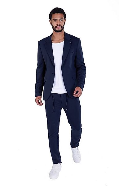 Denim Distriqt Anzug Feiner sportlicher Sommer Jerseyanzug mit stretch (2-t günstig online kaufen