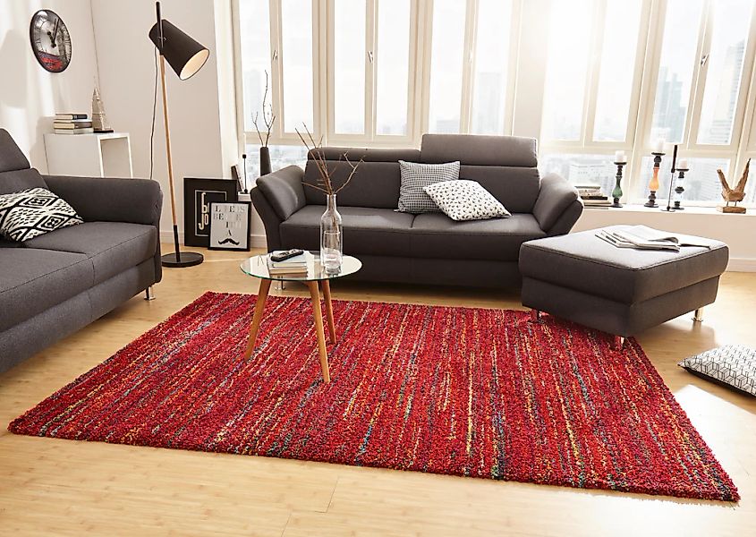 HANSE Home Hochflor-Teppich "Chic" rechteckig 30 mm Höhe Shaggy, Weich, Fla günstig online kaufen