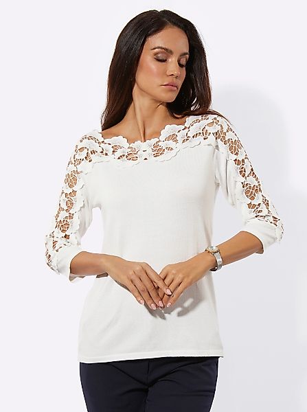 creation L Strickpullover 3/4 Arm-Pullover günstig online kaufen