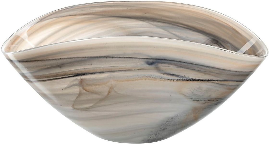 LEONARDO Dekoschale Schale 27x15 beige/schwarz ALABASTRO 2er-Set (Set, 2 St günstig online kaufen