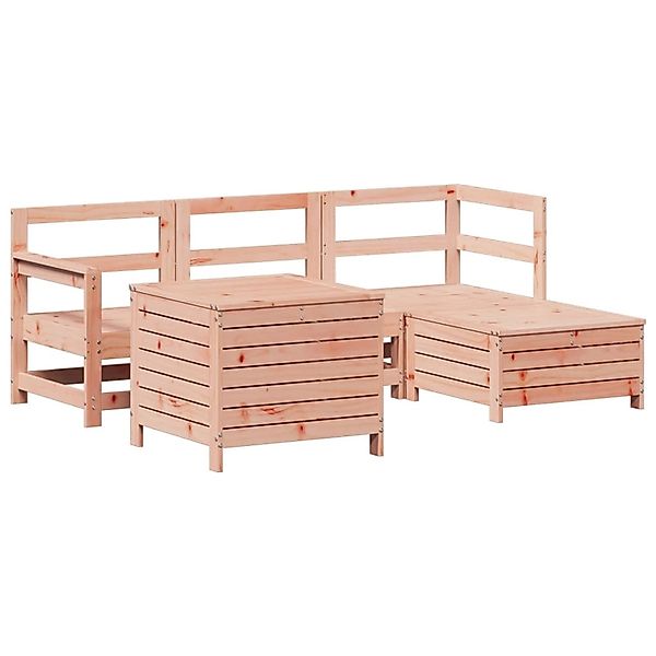 vidaXL 5-Tlg Garten-Sofagarnitur Massivholz Douglasie 3250494 günstig online kaufen